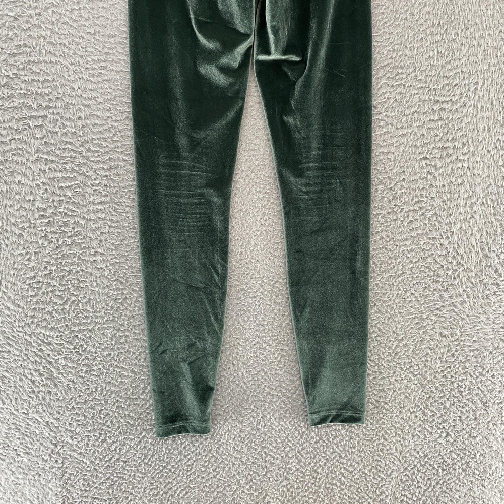 Beyond Yoga Leggings Womens Small Green Velvet High Rise Stretch Activewear USA - Picture 10 of 13